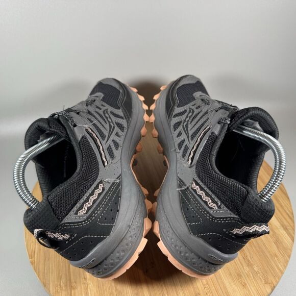 Saucony Excursion TR Trail Running Shoes Gray Peach Womens Size 10 Quck Dispatch - Picture 5 of 8